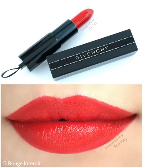 givenchy gloss interdit review|givenchy rouge interdit lipstick.